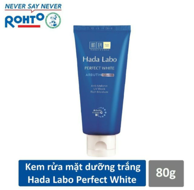 [Mã 153FMCGSALE1 giảm 10% đơn 250K] Bộ sản phẩm dưỡng trắng da tối ưu Hada Labo Perfect White