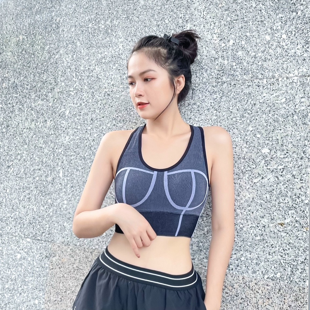 {FREE SHIP} ÁO BRA DỆT TẬP GYM-YOGA ,CHẤT VẢI MÊM CO DÃN TỐT