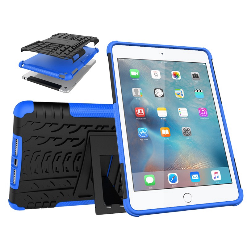 For [ Apple iPad Mini 4 ] Shockproof Tough Rugged Armor Hard Kickstand Back Tablet Case | BigBuy360 - bigbuy360.vn
