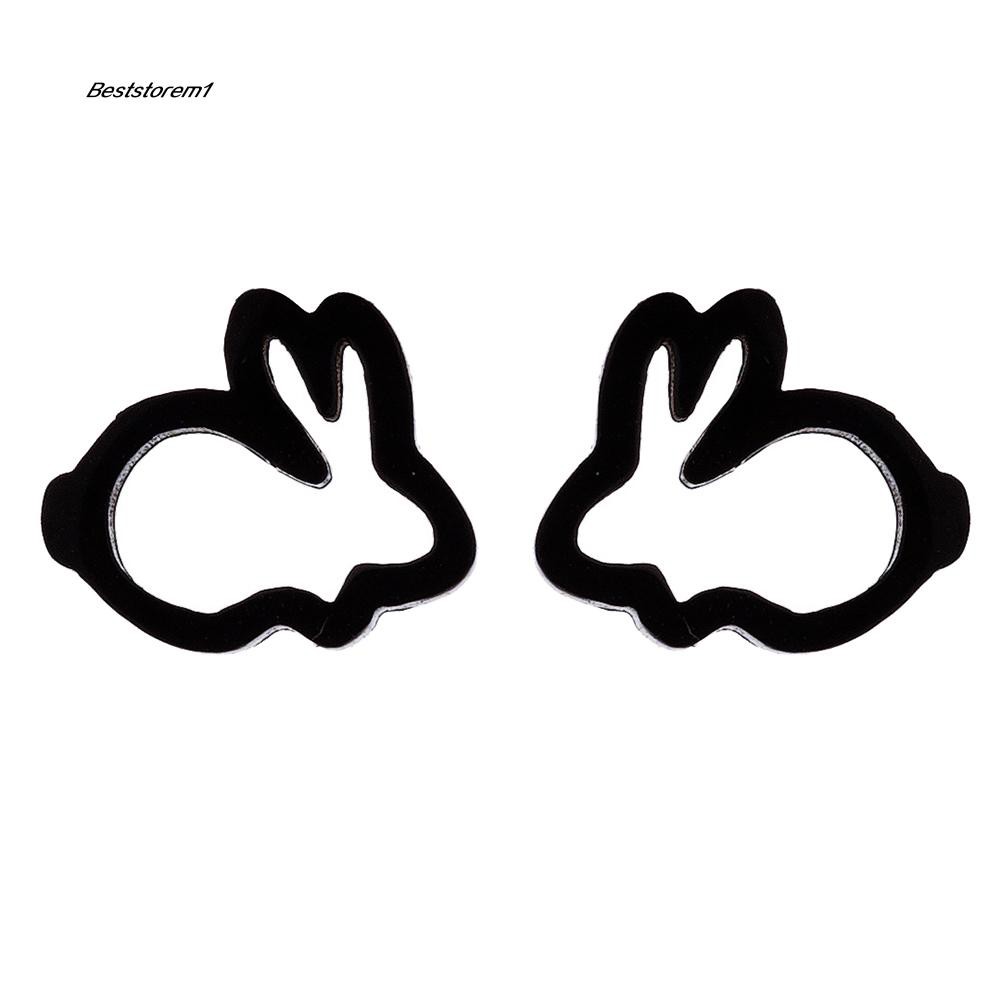 1 Khuyên Tai Hình Thỏ Dễ Thương Cho Nữ