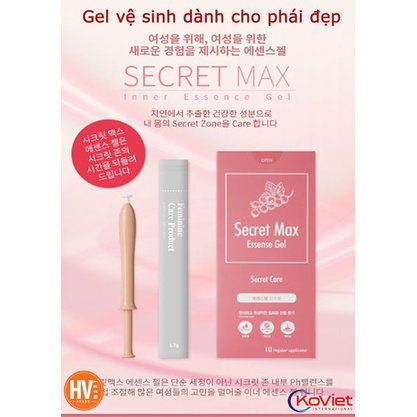 [Hàng Chuẩn] Secret Care Gel Cấp Ẩm Se Khit Vùng Kín Hộp 6 tuýp HÀN QUỐC