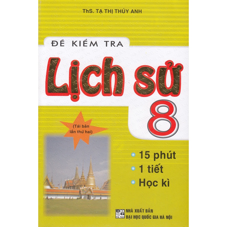 Sách - Combo đề kiểm tra lịch sử 7 , 8 , 9