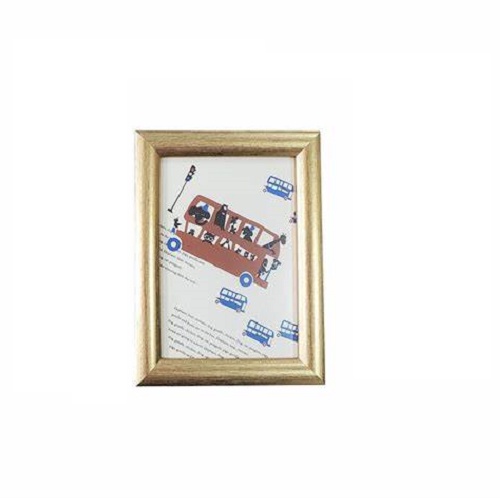 Daiso Japan Khung ảnh màu vàng size STANDARD 12.2x1.7x17.3cm (cái)