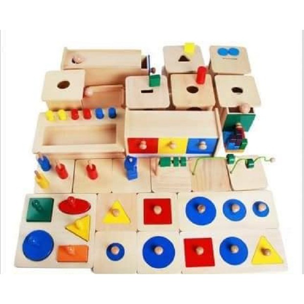 25 món giáo cụ Montessori 0-3 tuổi