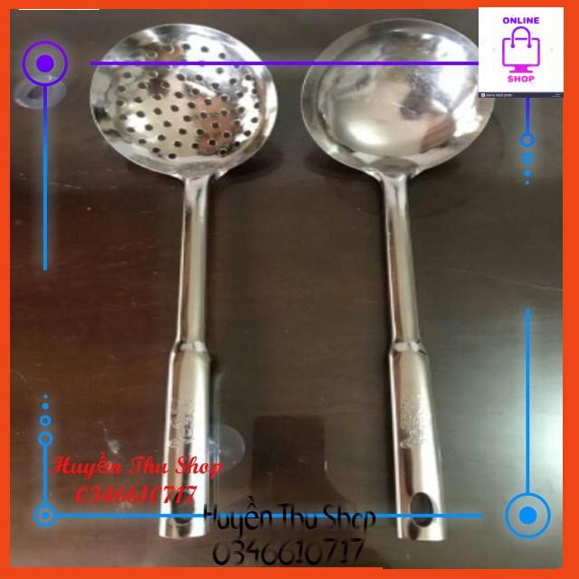 Set 2 chiếc (muôi múc canh + muôi thủng) cho nhà bếp