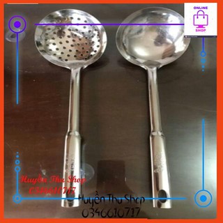 Set 2 chiếc (muôi múc canh + muôi thủng) cho nhà bếp