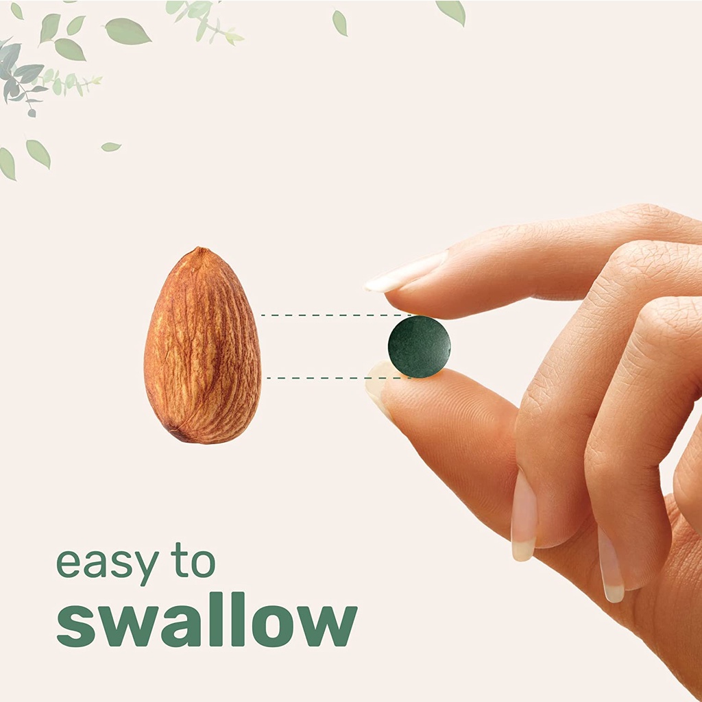 Viên tảo spirulina và chlorella hữu cơ Micro Ingredients 720v