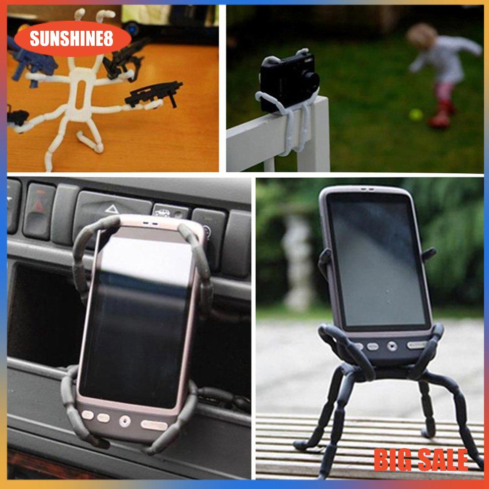 【SUN】Giá đỡ điện thoại di động Universal Spider Giá đỡ giá đỡ ô tô để bàn
