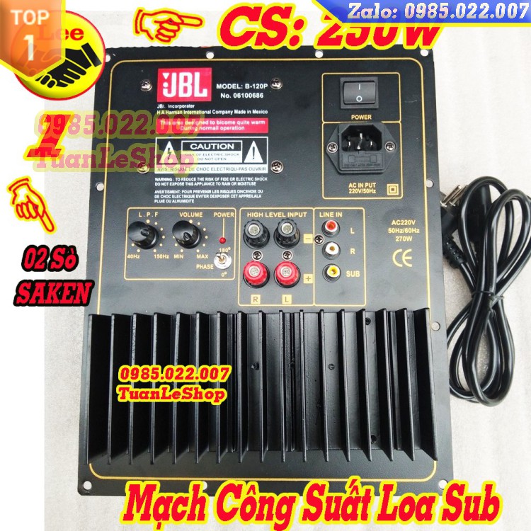 MẠCH LOA SUB - MACH LAO SUP 2 SÒ SA KEN NGUỒN ĐỒNG VUÔNG  - MACH LOA SUB - MACH SUP