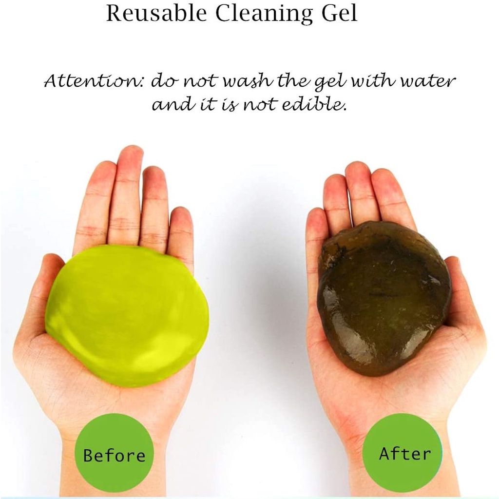 Gel vệ sinh đa năng Super Clean lau bụi nội thất ô tô, xe hơi, bàn phím máy tính, thiết bị điện tử tiện lựi