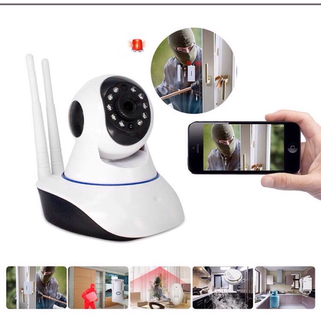 🚨 Camera wifi robot 1.3M xem và download từ thẻ nhớ