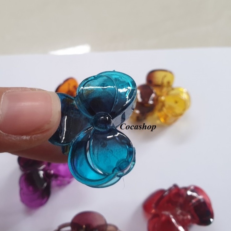 &lt;&lt;SIÊU RẺ&gt;&gt;BỘ 12 CÁI GẤP TÓC MÁI GẤP NỮA TÓC TRONG MÀU HÌNH NƠ CHO BẠN GÁI