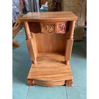 Bàn thờ thần tài ông địa gỗ Gõ Đỏ