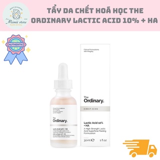 Tẩy da chết hóa học, sáng da, đều màu da The Ordinary - Lactic Acid 10%+ HA 30ml