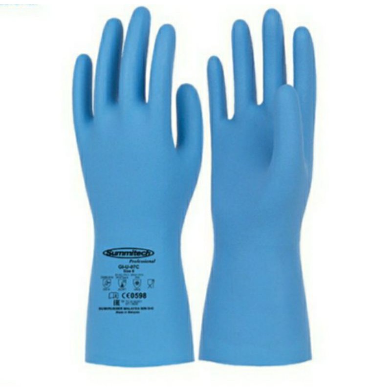 Găng tay cao su chống hóa chất Summitech GI-U-07C Nitrile