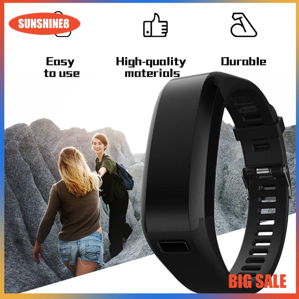 【SUN】Vòng đeo tay thông minh silicon thay thế Dây đeo đồng hồ cho GARMIN VIVOSMART HR