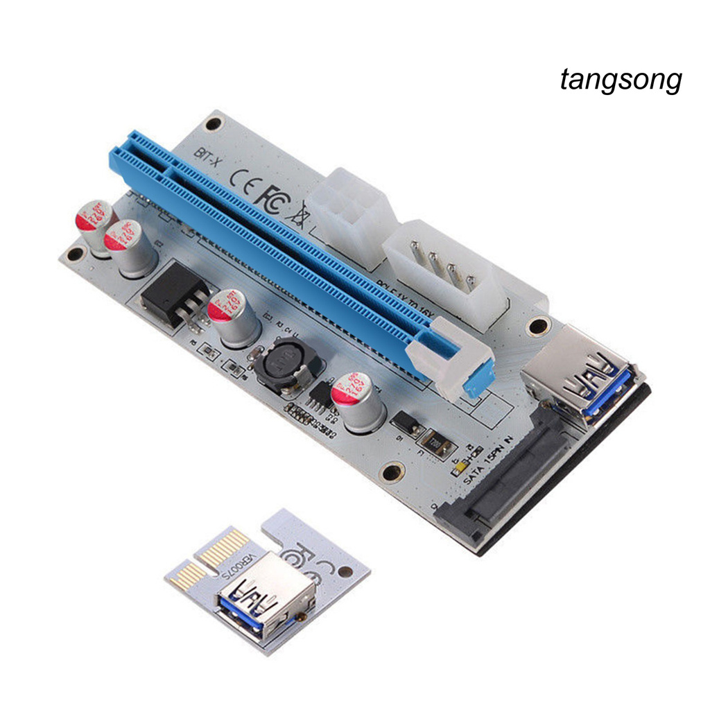 SATA Card Mở Rộng Ts-Usb 3.0 Pci-E Express 1x Sang 16x