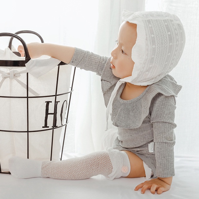 Tất/vớ dài - tất lưới dài qua gối cho bé gái từ sơ sinh đến 3 tuổi siêu xinh, mềm và nhẹ