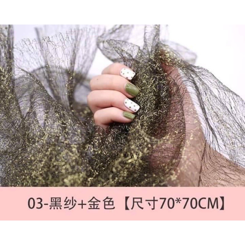 Thảm Chụp Ảnh, Ren Lưới Chụp Ảnh Nail [Thanh Vy Nail]