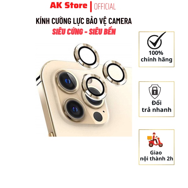 Viền bảo vệ  camera iphone11/ iphone 11 pro/11 promax /12 Mini/12/12 Pro/ 12 Promax