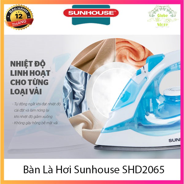 [SALE] Bàn Là, Bàn Ủi Hơi Nước Tiện Lợi Sunhouse SHD2065