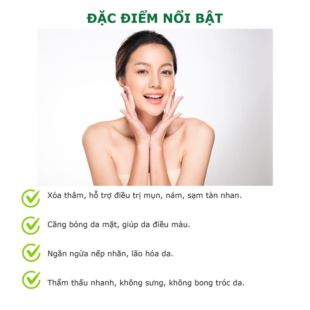 Serum căng bóng nhân sâm &amp; kem face nhân sâm nuôi dưỡng da từ sau bên trong - Beauty at home