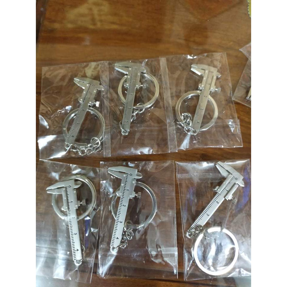 ( HOT ) Thước kẹp mini kèm móc khoá inox, kích thước 30mm (loại đẹp)