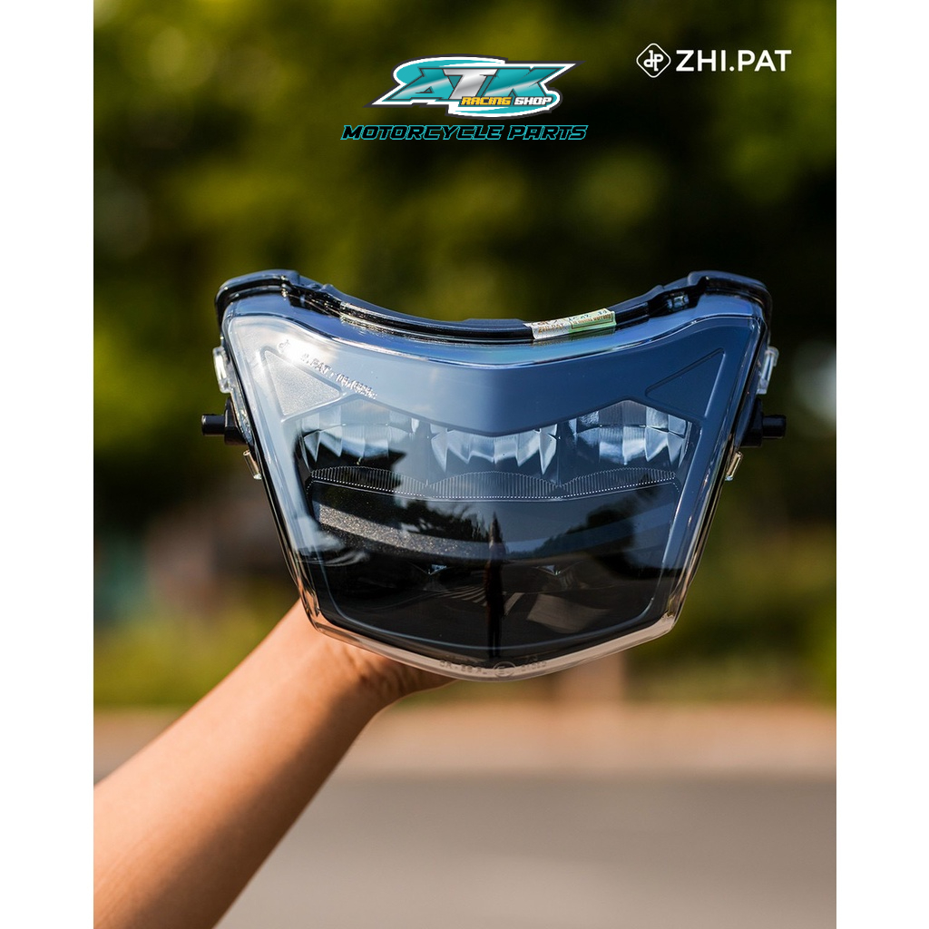 Choá Đèn Led 2 Tầng Zhi.pat dành cho xe  WAVE A/S/RS/RSX FUTURE X 125CC có phiên bản mới màu tím