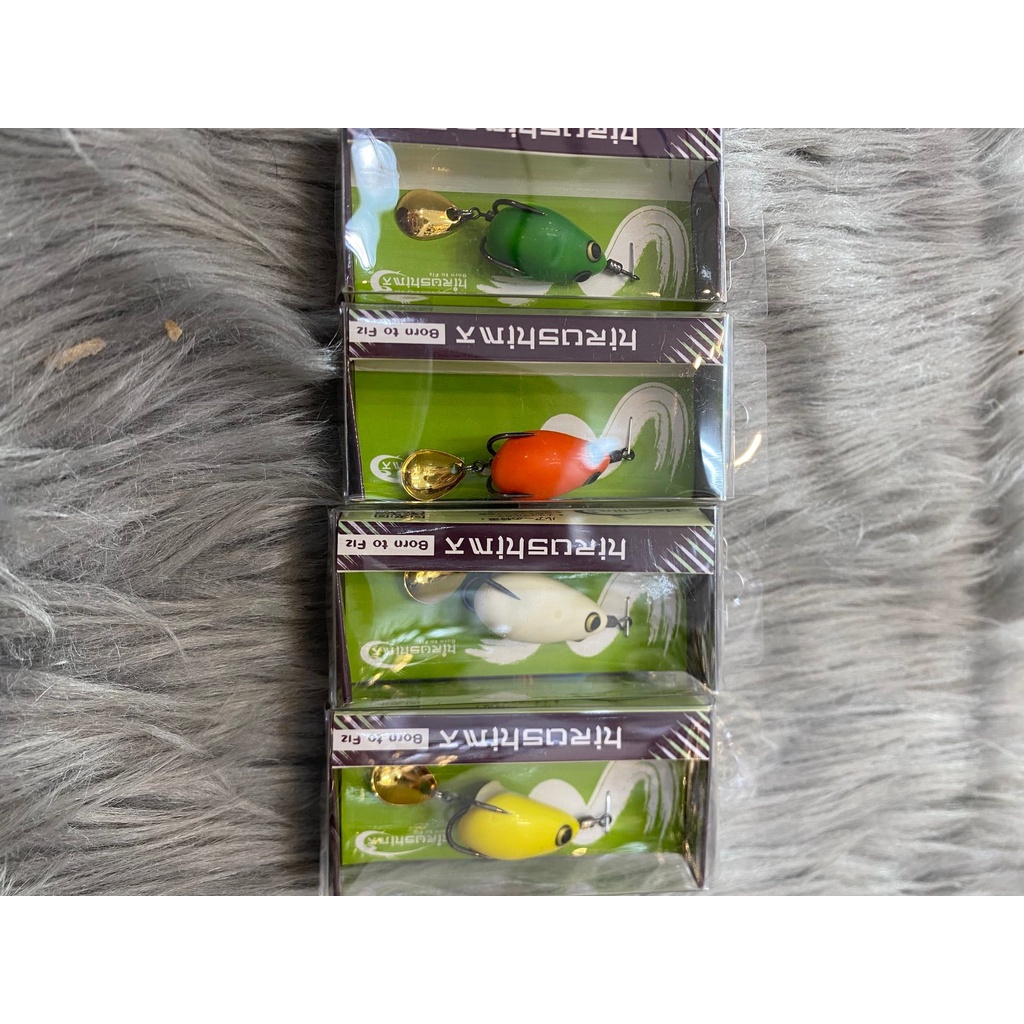 Mồi nhái hơi mini câu cá lóc nhát Egg frog tiny HKN Fishing