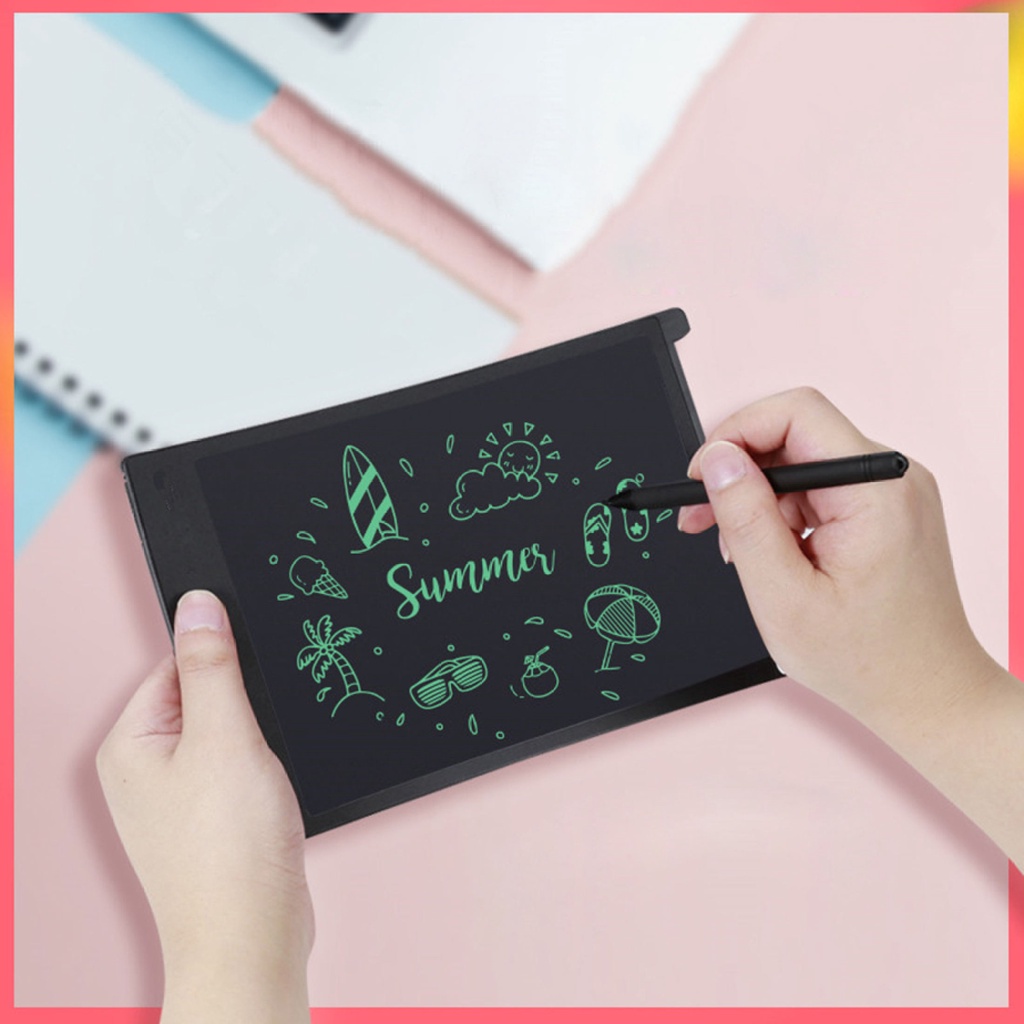 Bảng Viết Tự Xoá-Bảng Vẽ Điện Tử LCD thông Minh Cho Bé 8.5 inch, 10 inch, 12 inch