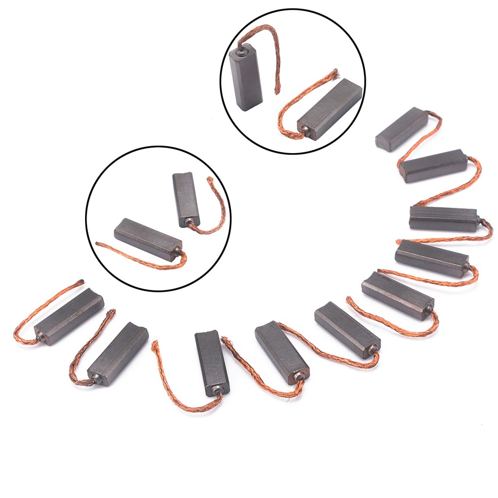 10 Động Cơ Chổi Than Cho Máy Phát Điện 4.5 * 6.5 * 20mm