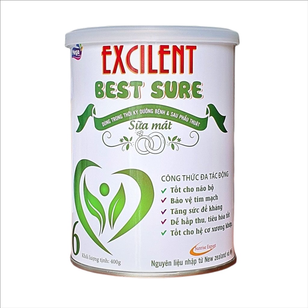 Sữa mát cho người già, người bệnh, ăn kém Best Sure lon 400g