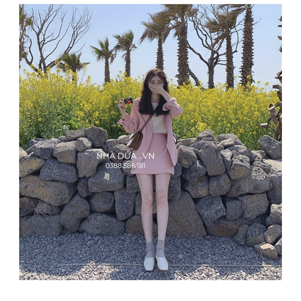 Áo vest nữ khoác ngoài màu hồng 2 lớp Quảng Châu cao cấp - Áo blazer khoác ngoài nhiều màu công sở phong cách Hàn Quốc | BigBuy360 - bigbuy360.vn