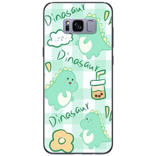 Ốp lưng Samsung Galaxy S8, S8 Plus in hình Khủng long cute