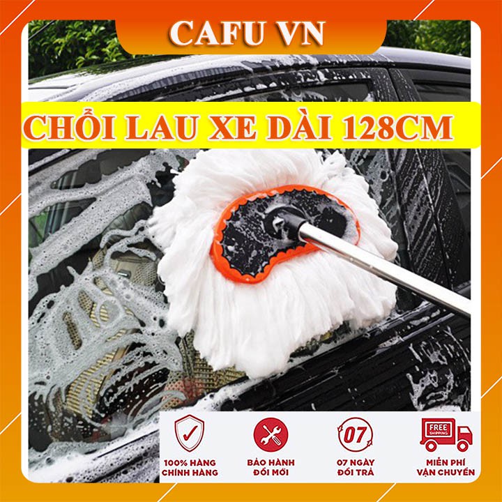 Chổi lau xe chổi lông cán dài lau rửa xe ô tô - CAFU VN