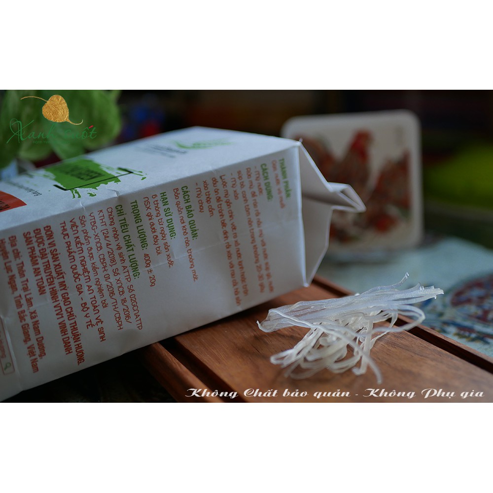 [HTX Thuận Hương] Mỳ Chũ Green Loại Ngon Đặc Biệt 400g - High Quality Rice Noodles