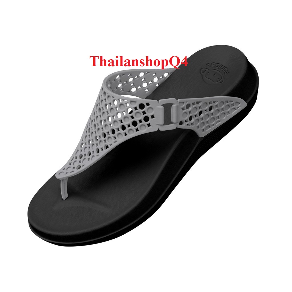 Dép Thái Lan nữ xỏ ngón quai rổ đế cao siêu nhẹ MONOBO - MONIGA 6.1