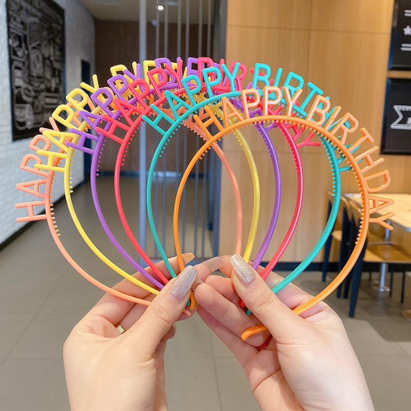 Cài Tóc Hình Chữ HAPPY BIRTHDAY Dễ Thương