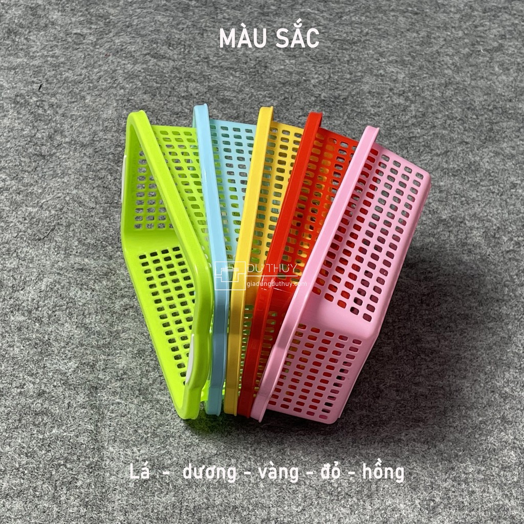 Rổ Nhựa Chữ Nhật Đa Năng Nhiều Màu Châu Hưng 6 Kích Thước, Nhựa PP Chính Phẩm An Toàn Sức Khỏe Của Gia Dụng Du Thủy | BigBuy360 - bigbuy360.vn