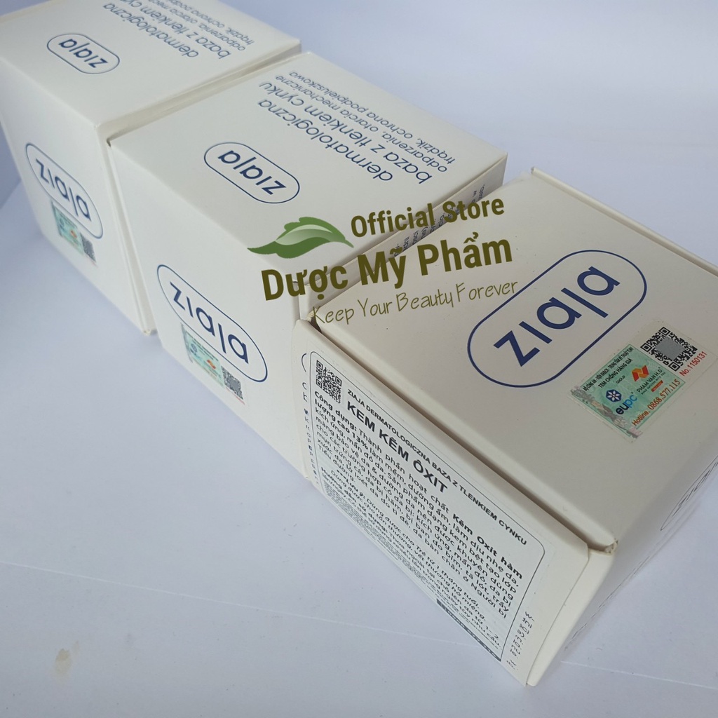Kem kẽm oxit Ziaja 13% - Ziaja Dermatological Base with Zinc Oxide 80g