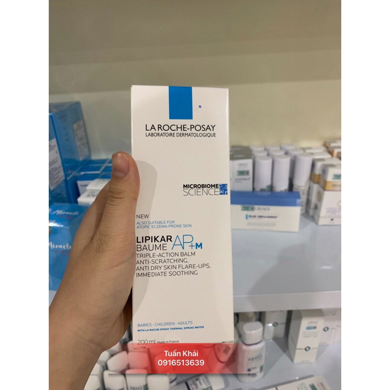 Kem Dưỡng Giảm Ngứa, Làm Dịu Da Khô Mẩn Đỏ La Roche-Posay Lipikar Baume AP+ 200ml