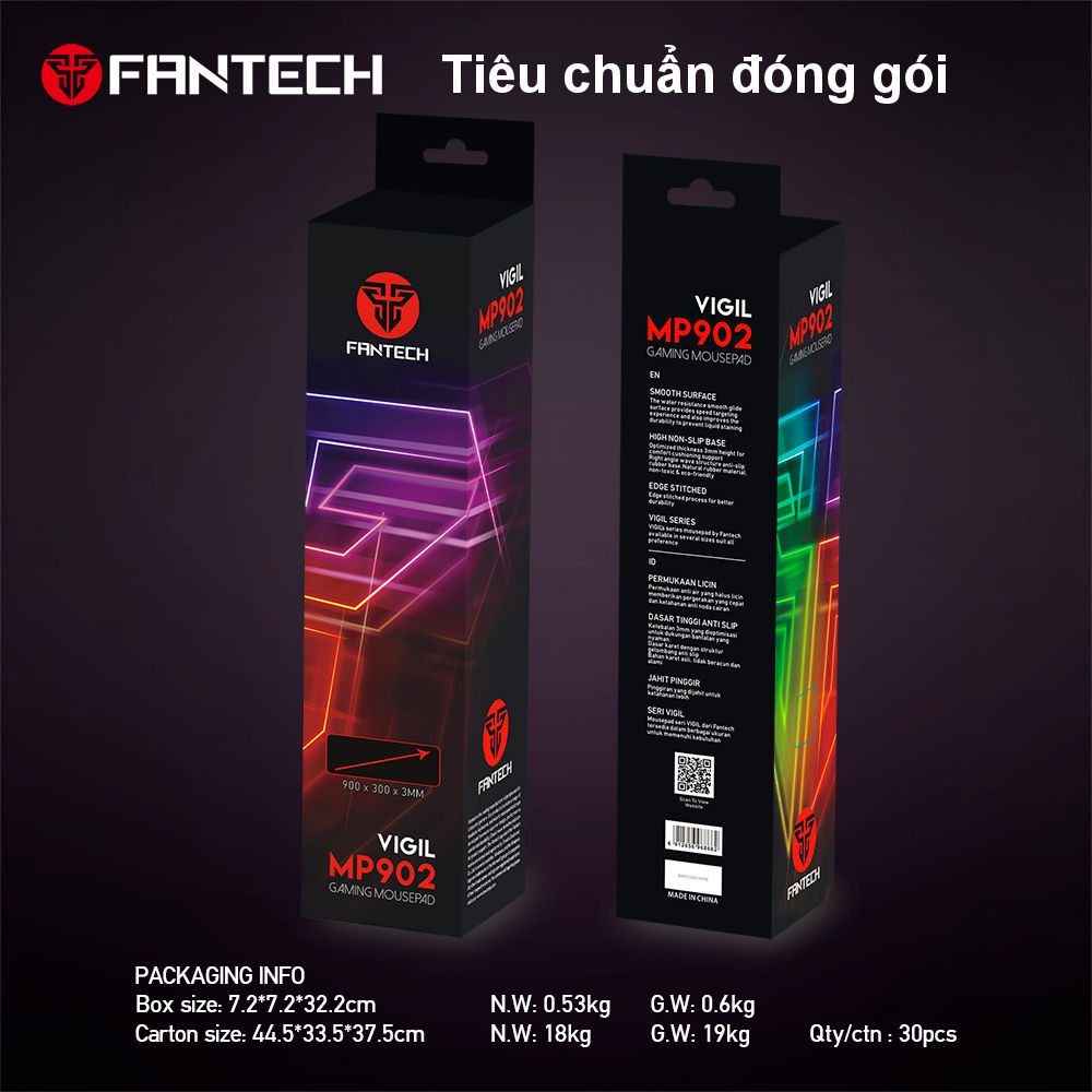 Đế lót di chuột tốc độ cao nhiều kích cỡ khác nhau dùng cho chuột, bàn phím... FANTECH MP292 - MP452 - MP902