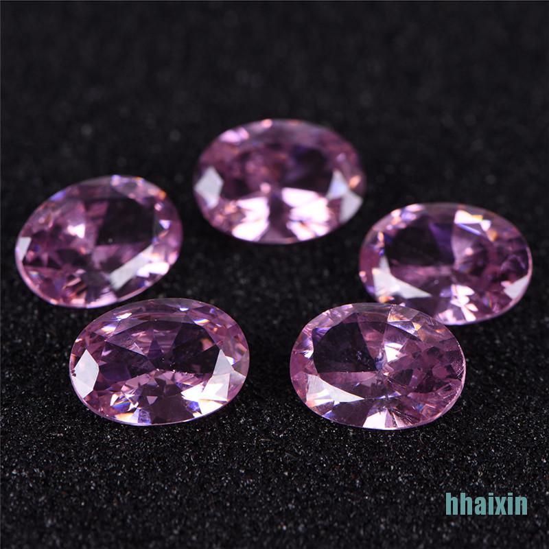 Đá Zircon Tự Nhiên Hình Oval 10x14mm Dùng Làm Đồ Trang Sức Thủ Công