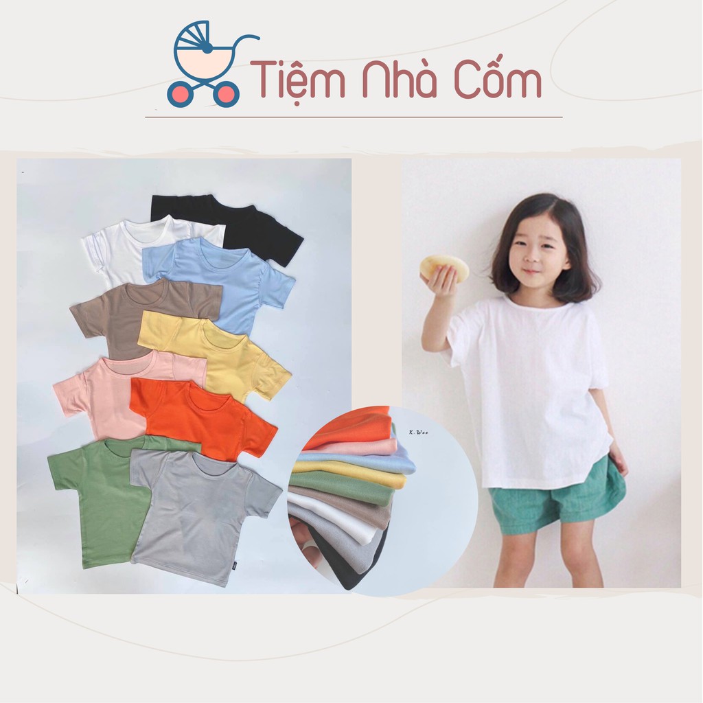Áo thun cho bé cộc tay, cổ tròn - Hàng xuất Hàn cao cấp - MC009