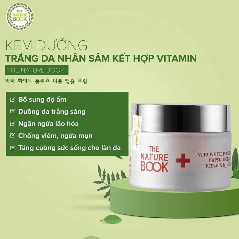 KEM DƯỠNG LÀM TRẮNG VÀ TÁI TẠO DA THE NATURE BOOK | BigBuy360 - bigbuy360.vn