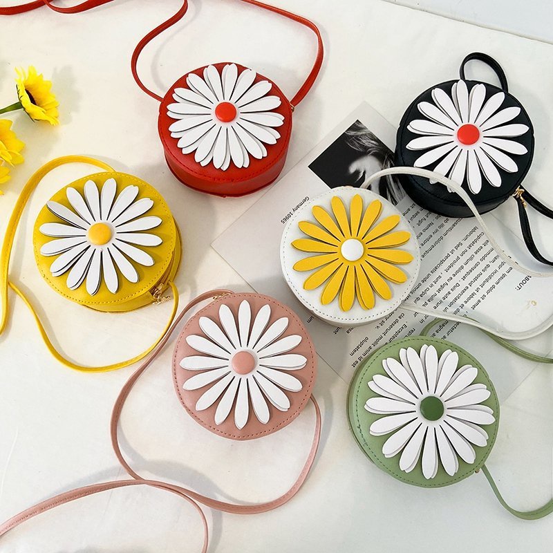 Túi Đeo Chéo Hình Hoa Hướng Dương Dễ Thương Cho Bé