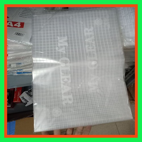 Xấp (12 Cái) Bìa Nút My Clear A4/F4-Bìa Sơ Mi VPP Thanh Tú