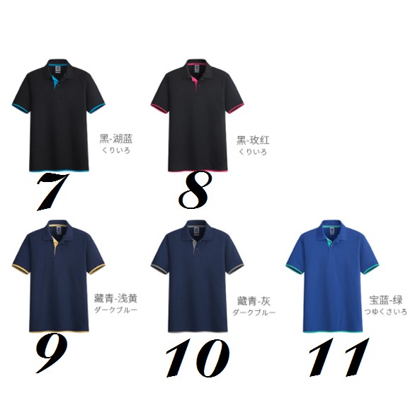 Áo polo nam hàng Quảng Châu nhiều màu đẹp, chất thoáng bền | BigBuy360 - bigbuy360.vn