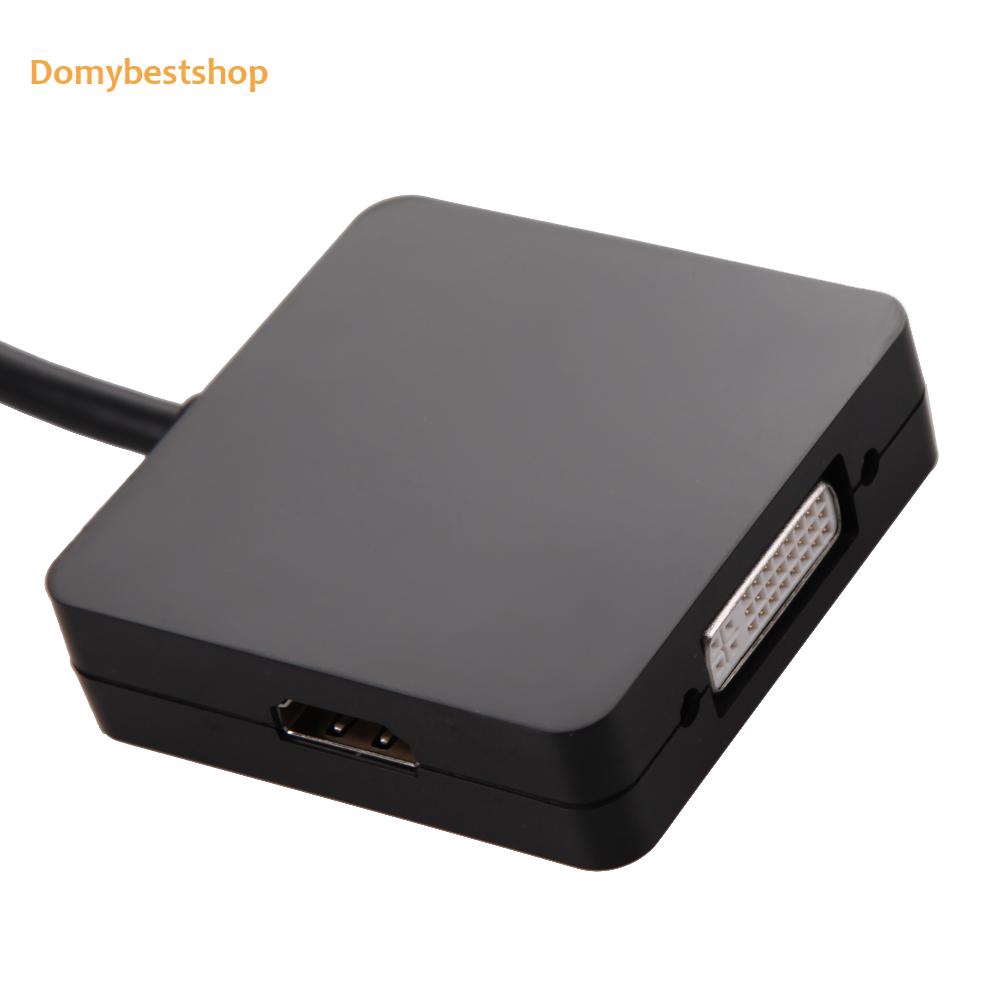 Mini Display Port DP Thunderbolt to DVI VGA HDMI Adapter Cable