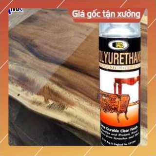 Sơn xịt bóng gỗ Pu Polyurethane Bosny – Nhập khẩu Thái Lan